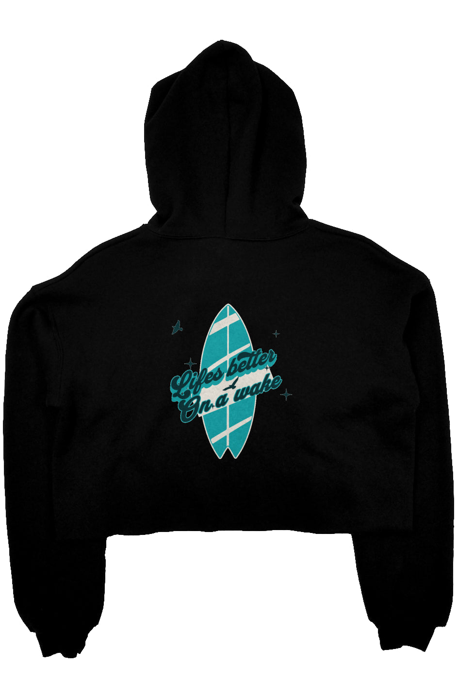 crop fleece Surf Hoodie