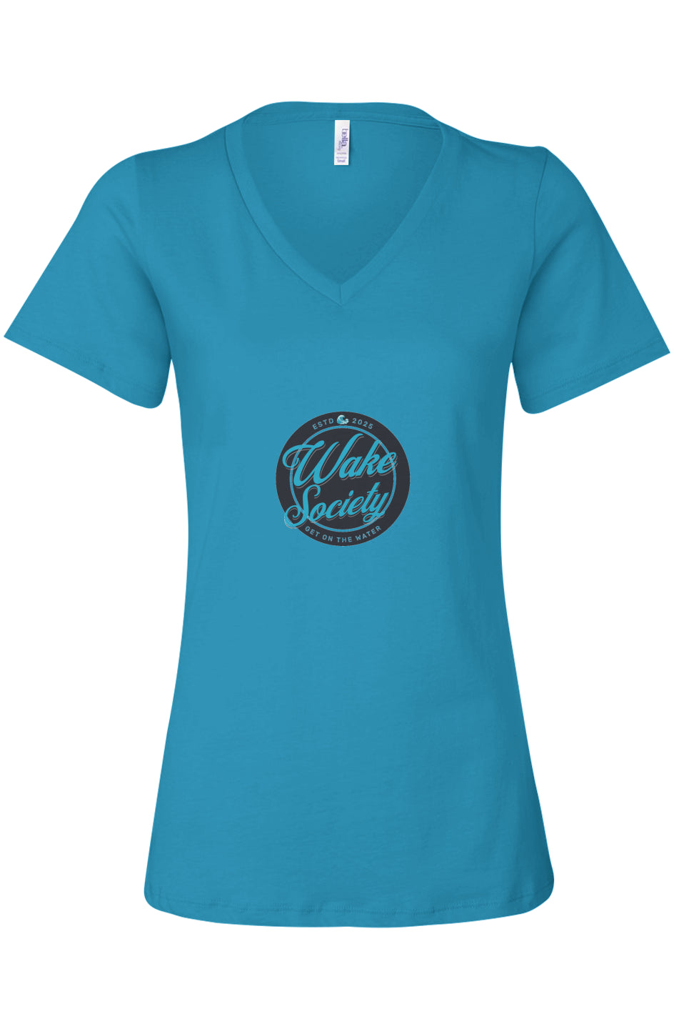 Women’s Casual V-Neck Wake Society Tee