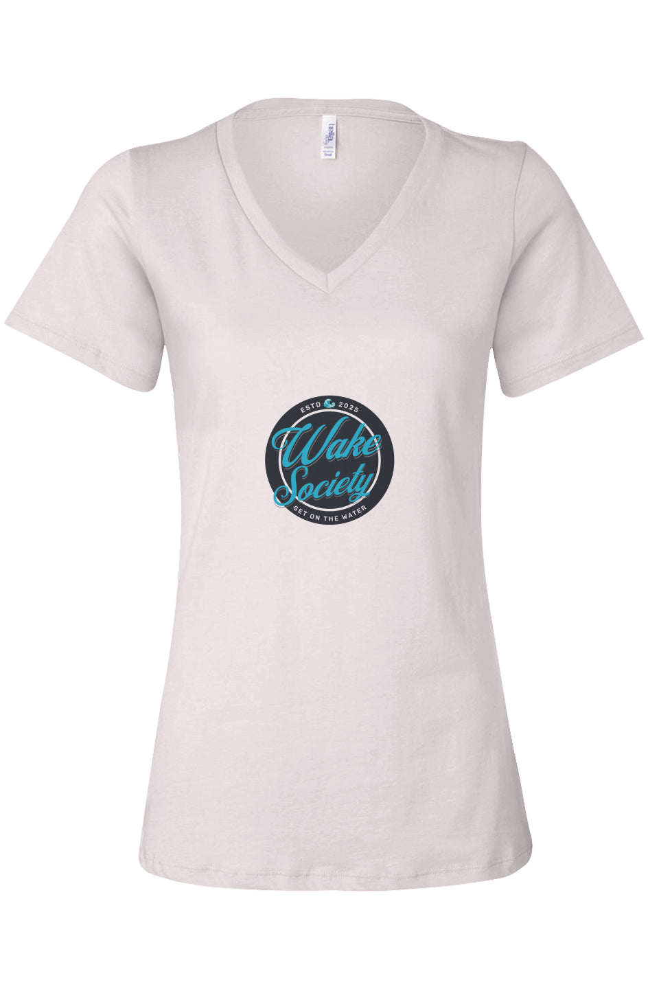 Women’s Casual V-Neck Wake Society Tee
