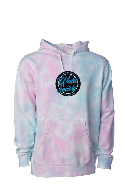 Tie Dye Cotton Candy Wake Society Hoodie
