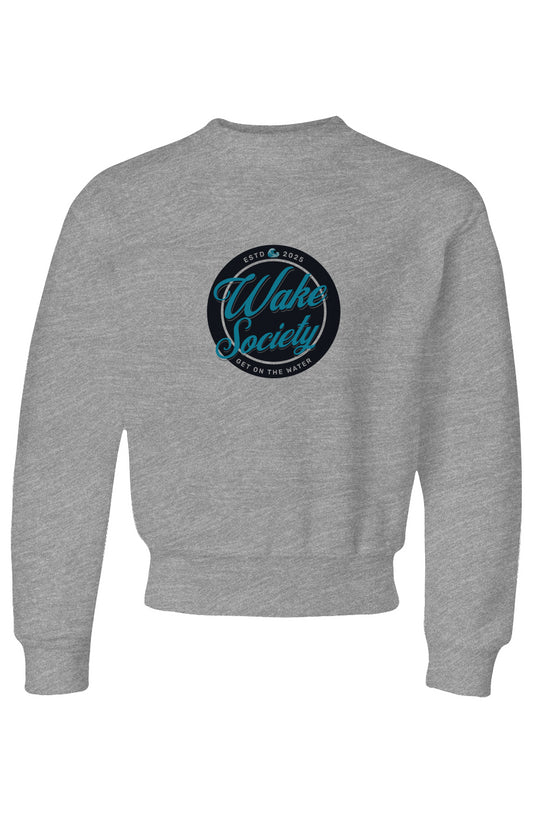 NuBlend® Youth Crewneck Wake Society Sweatshirt