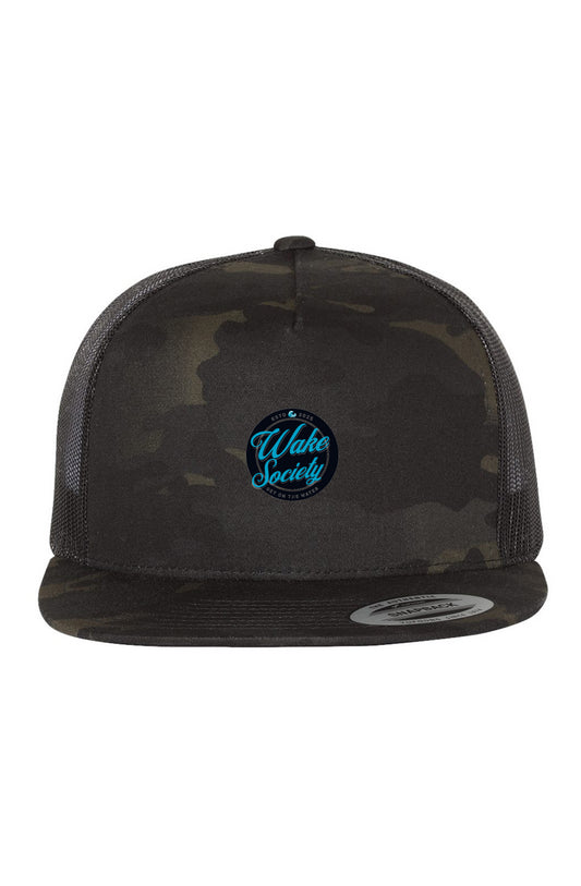 Multicam Black/ Black Trucker Wake Society Cap