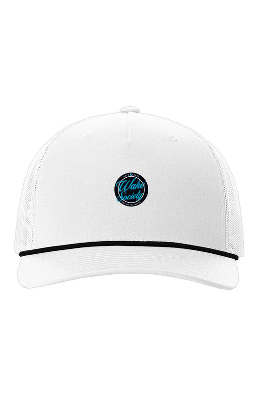 Five-Panel Trucker with Rope Wake Society Cap