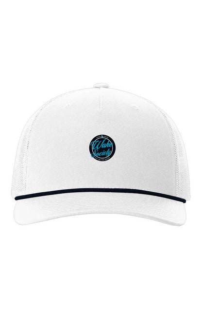 Five-Panel Trucker with Rope Wake Society Cap