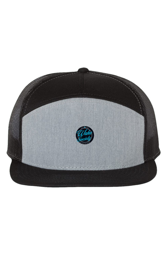 Heather Grey Black Wake Society cap