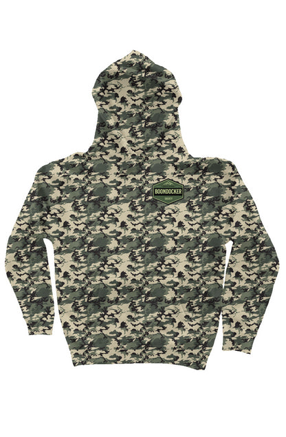 Boondocker Society Army Camo Independent Heavyweight Hoodie