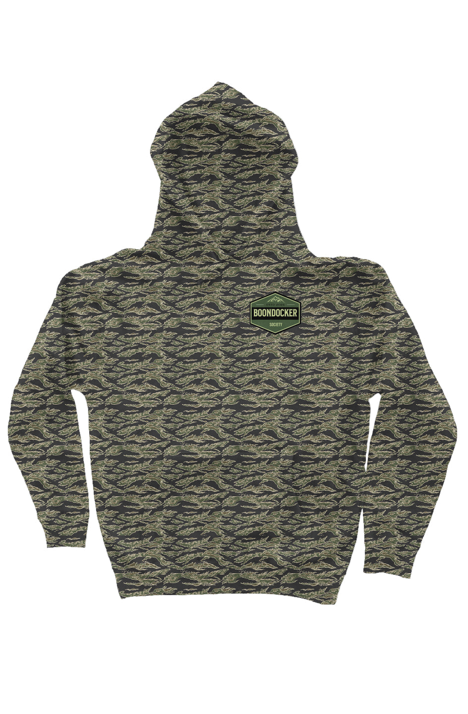Boondocker Society Tiger Camo Independent Heavyweight Hoodie