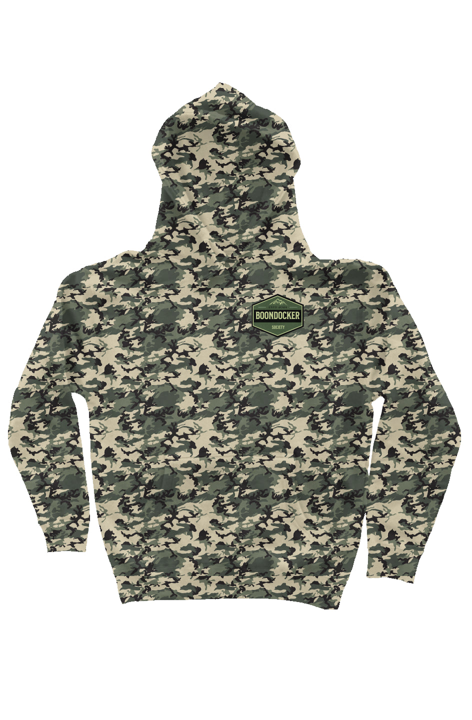 Boondocker Society Tiger Camo Independent Heavyweight Hoodie