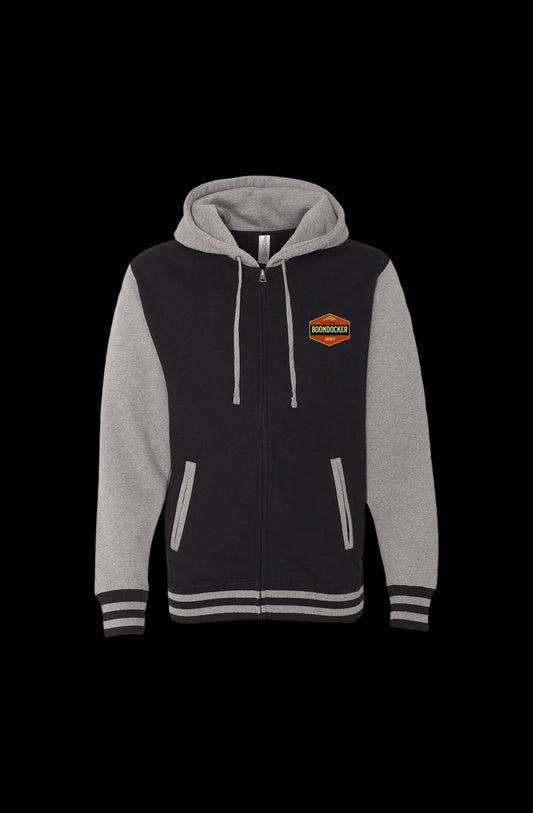 Boondocker Society HEAVYWEIGHT VARSITY ZIP HOOD
